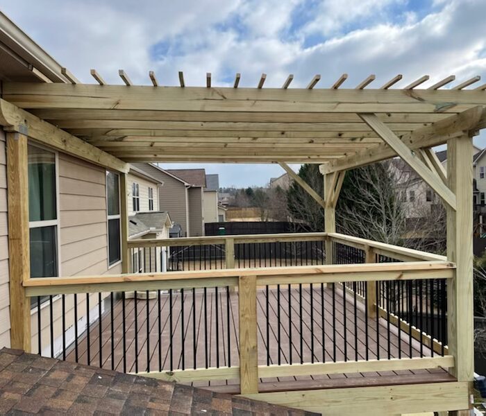 wood balcony